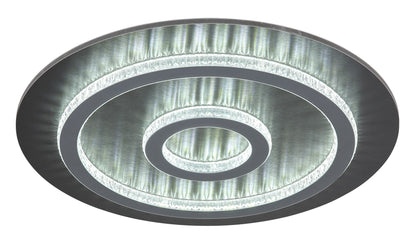 Pieni musta metallinen LED-kattovalaisin – kuva 4