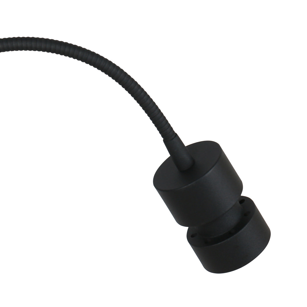 Czarna lampa ścienna z USB Mexlite Upround – zdjęcie 5
