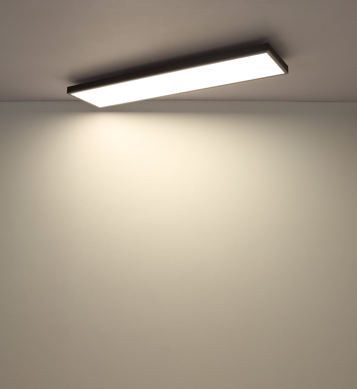 Lampada da soffitto LED in alluminio extra grande color argento – immagine 6