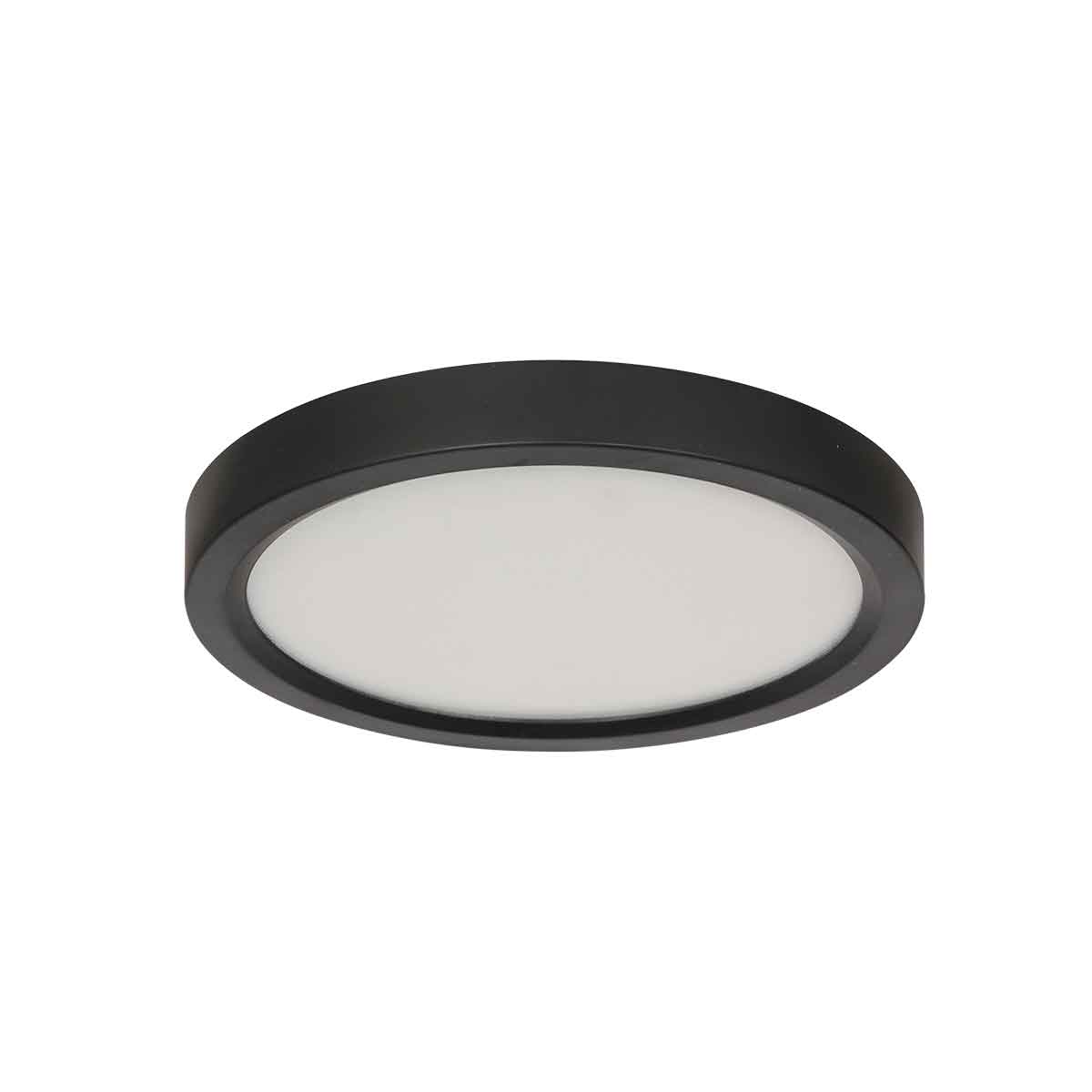 Черен LED плафон Steinhauer Ø20 см – изображение 1