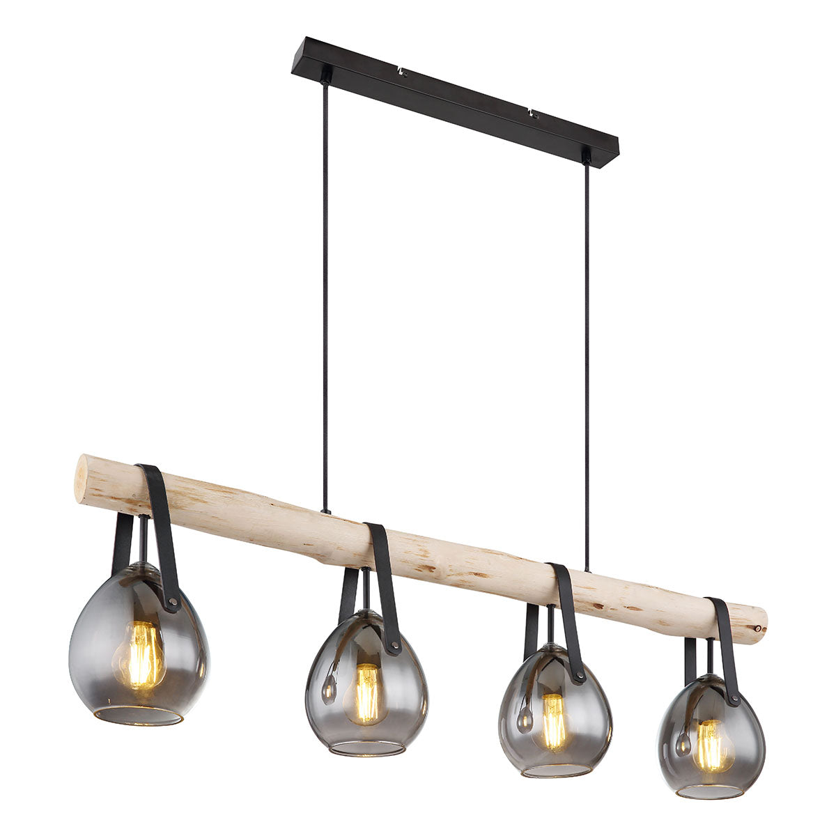 metalen-glazen-zwarte-landelijk-hanglamp-globo-diethild-main-image