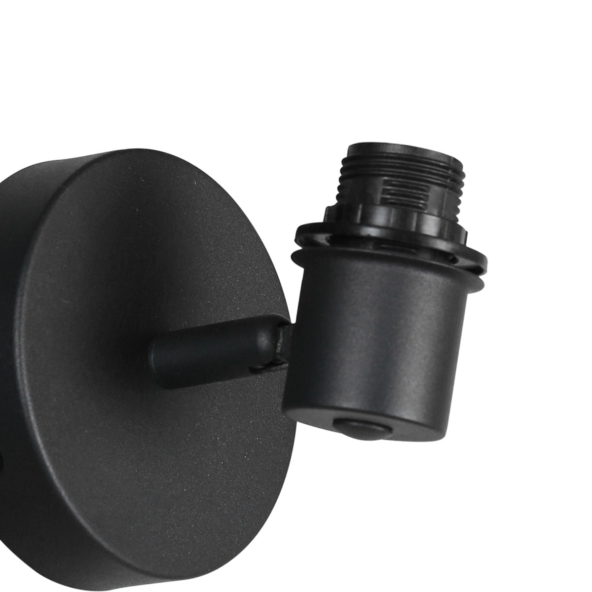Mexlite Bambus Black Spotlight with Natural Shade – image 6