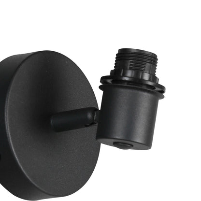 Mexlite Bambus Black Spotlight with Natural Shade – image 6