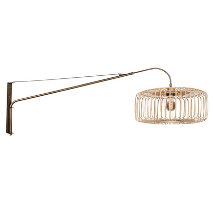 wandlamp-brons-met-bamboe-kap-steinhauer-breeza-beache-main-image