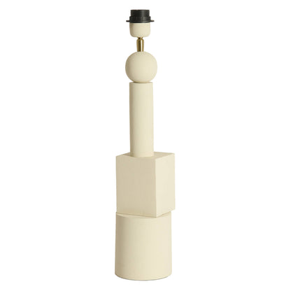 Grande base de metal creme Light & Living Viviane