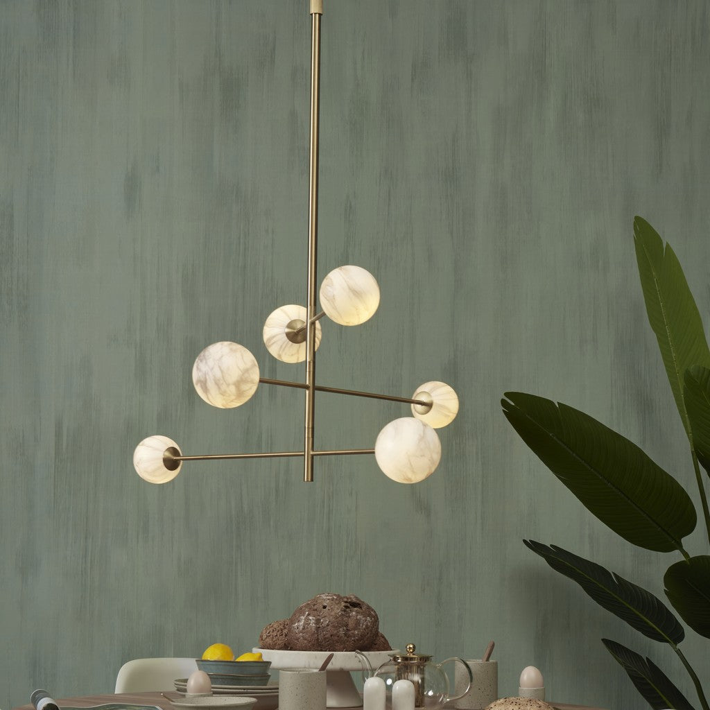 Gold Pendant Light 6 Balls It's About Romi – lifestyle image