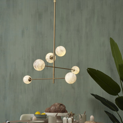 Gold Pendant Light 6 Balls It's About Romi – lifestyle image