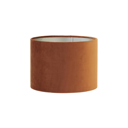 bruine-fluwelen-lampenkap-in-cilindervorm-light-living-velours-main-image