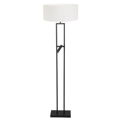 zwarte-vloerlamp-met-witte-linnen-kap-en-leeslamp-steinhauer-stang-variant-image1