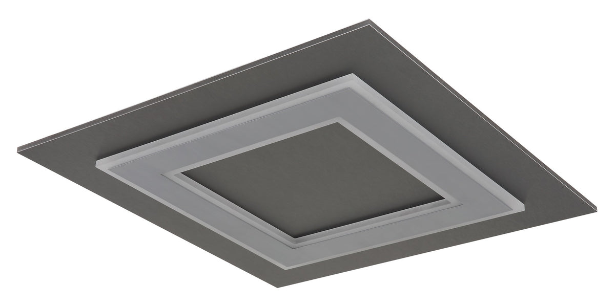 Lampada a soffitto LED in metallo antracite di piccole dimensioni e dal carattere distintivo – immagine 1