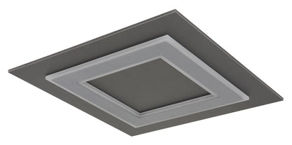 Lampada a soffitto LED in metallo antracite di piccole dimensioni e dal carattere distintivo – immagine 1