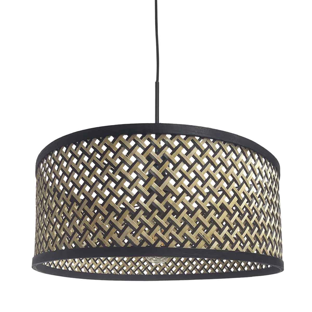 Черна висяща лампа Steinhauer Sparkled Light