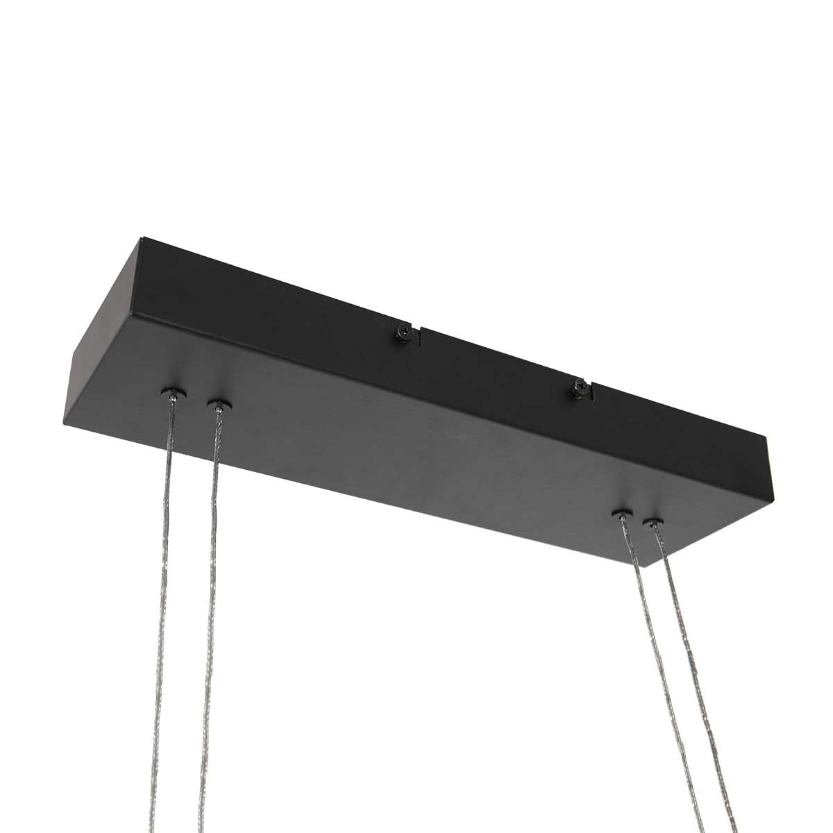 Lampada a sospensione nera in vetro Steinhauer Profilo – immagine 5