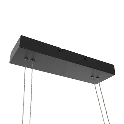 Lampada a sospensione nera in vetro Steinhauer Profilo – immagine 5