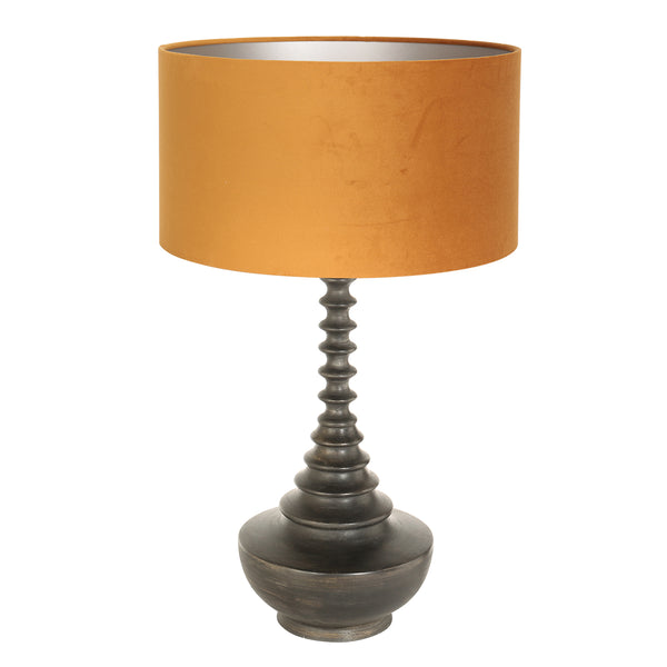 Anne Lighting Bois retro laualamp musta ja kuldsega