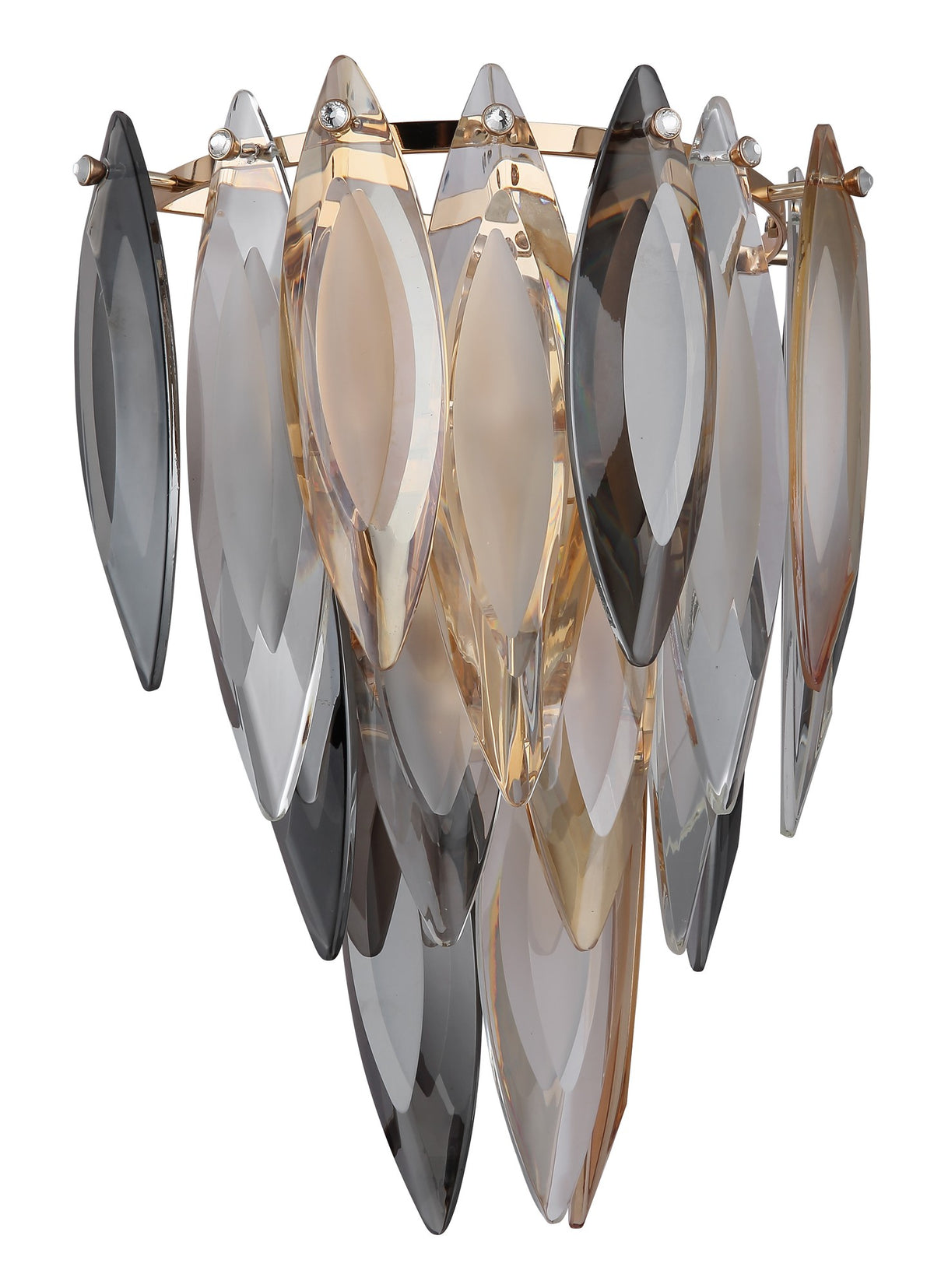 Aplique de cristal dourado acolhedor – imagem 1