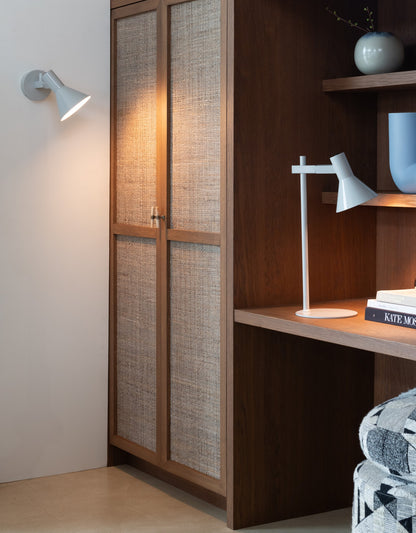 Lampada da tavolo in metallo grigio chiaro sottile It's About RoMi Stavanger – immagine 3