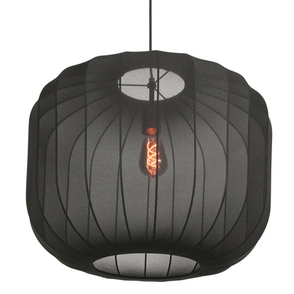 hanglamp-zwart-doorzichtig-textiel-anne-lighting-sable-main-image