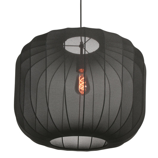 hanglamp-zwart-doorzichtig-textiel-anne-lighting-sable-main-image