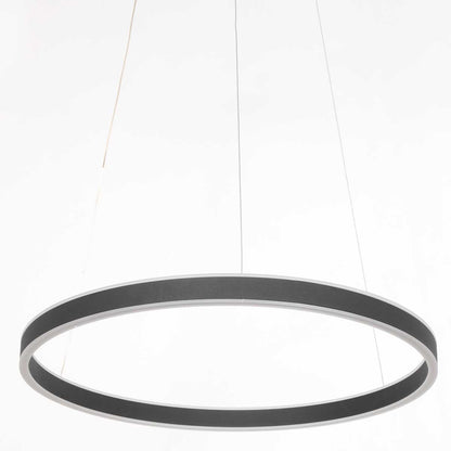 Черна LED висяща лампа Steinhauer Ringlux Ø60 см – изображение 5