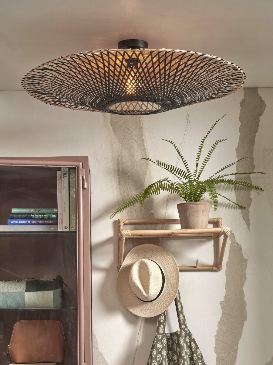 plafonniere-ringvorm-bamboe-naturel-zwart-l-good-mojo-kalimantan-variant-image1