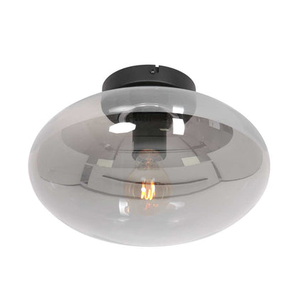 Steinhauer Reflexion Glass Ceiling Light – Black – image 4