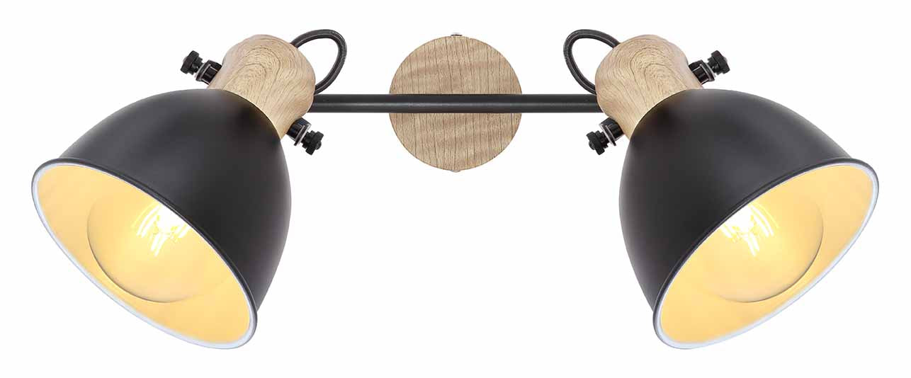 industriele-2-kap-spot-zwart-bruin-globo-wiho-variant-image2