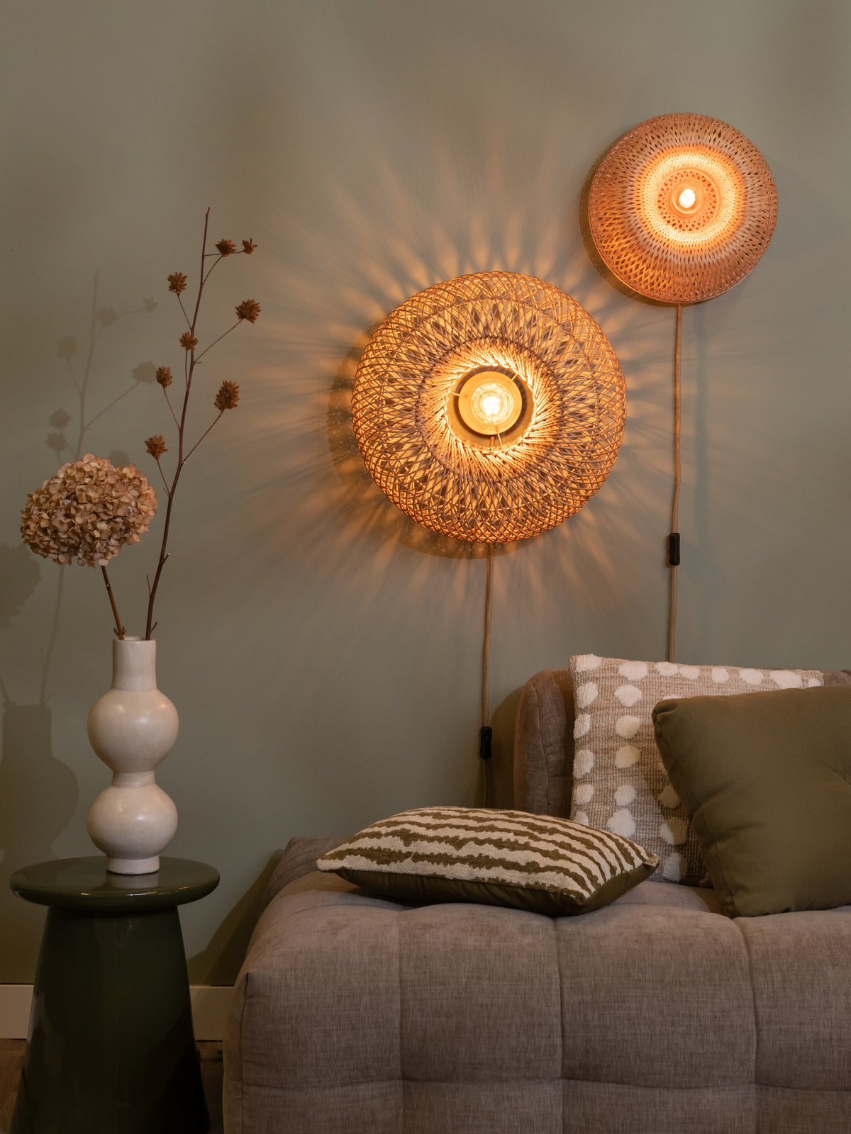 Lampada da parete in bambù color naturale caldo GOOD&MOJO Barbados – immagine 5