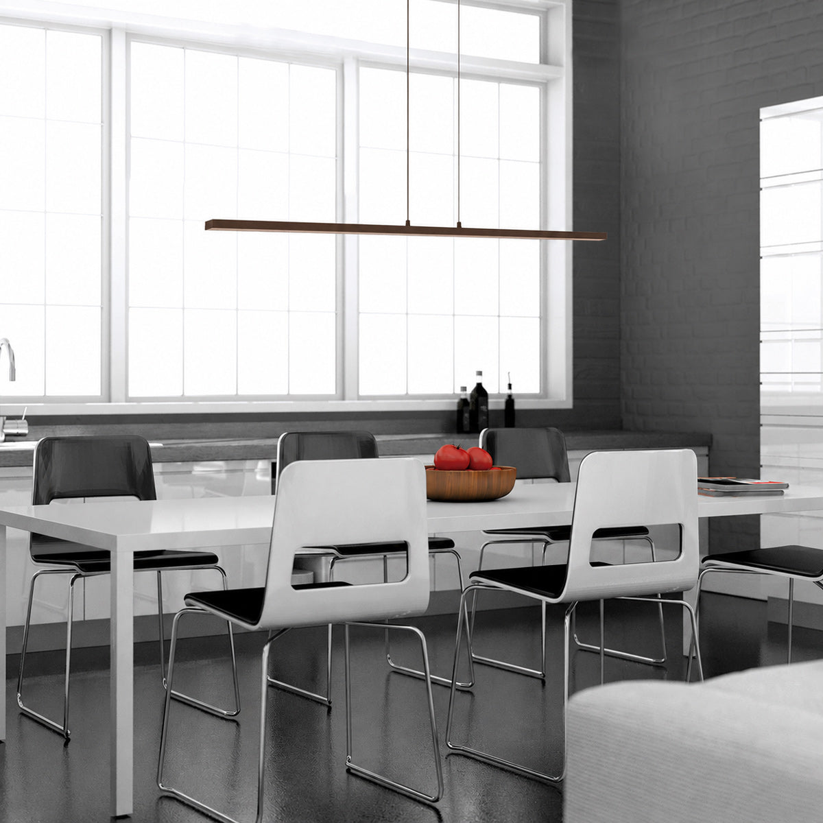 Steinhauer Bande Cacao Pendant Light 150 cm – lifestyle image