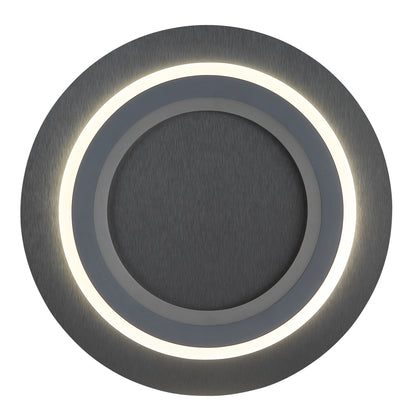 Elegantne must metalline LED 2 valgusega laelamp – pilt 2