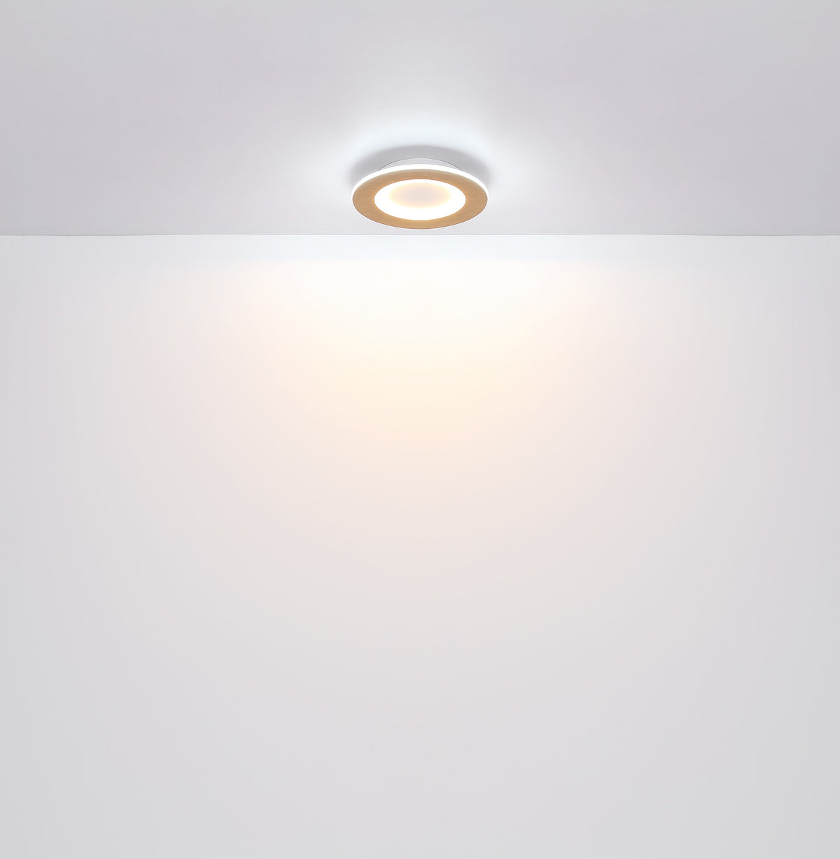 Lâmpada de teto LED metálica branca refinada – imagem 5