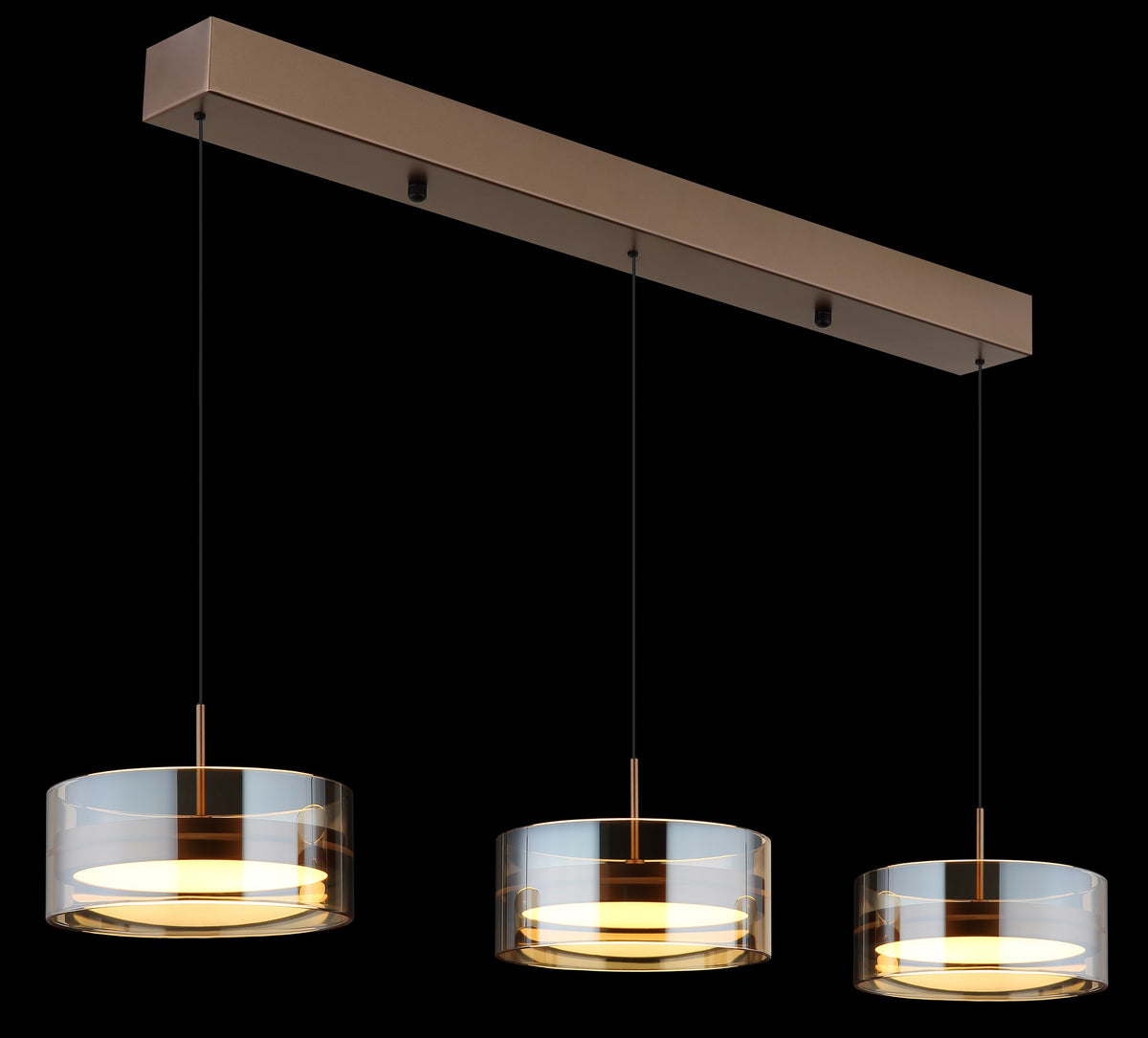 Grande lâmpada de pendurar LED na cor café – imagem 5