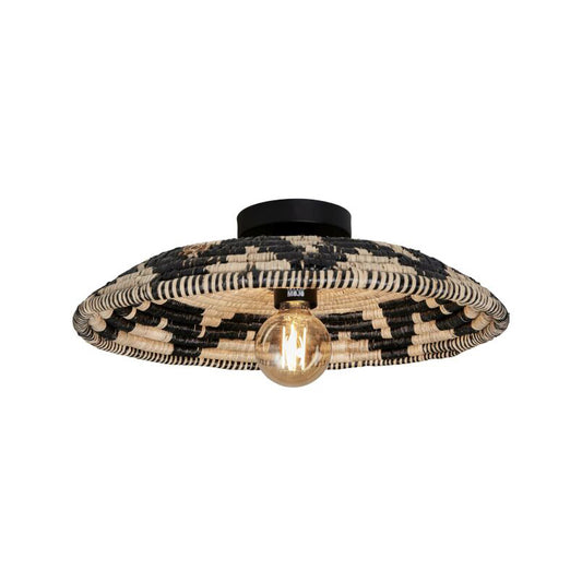 plafondlamp-zwart-naturel-zeegras-koepelvorm-good-mojo-andros-main-image