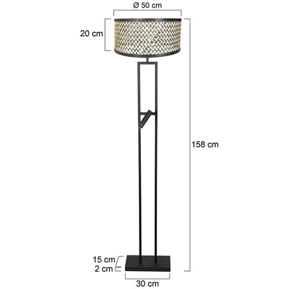 vloerlamp-met-zwart-beige-bamboe-kap-en-leeslicht-steinhauer-stang-variant-image7