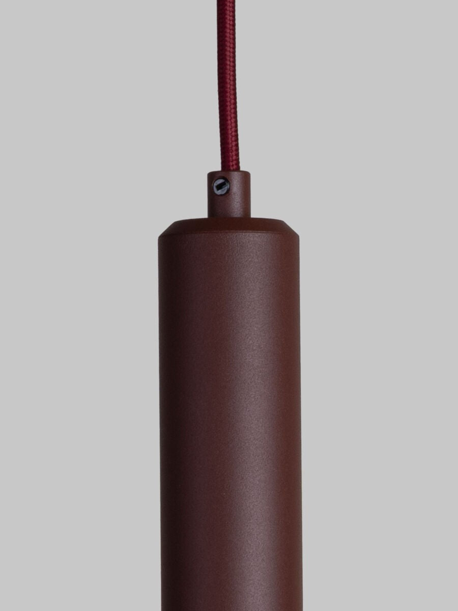 Bordeauxrode aluminium hanglamp met richtbare spot It's About RoMi Milan – afbeelding 6