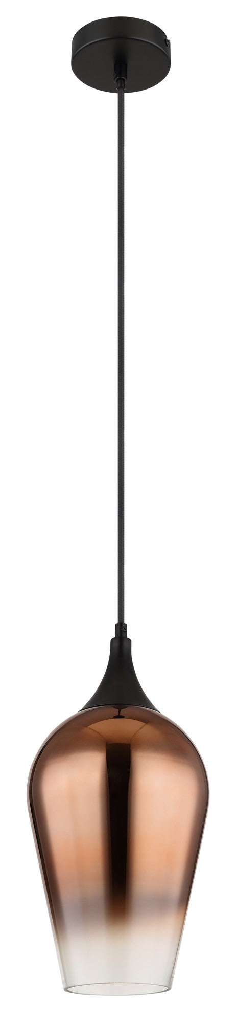 Luminária pendente preta refinada – imagem 1