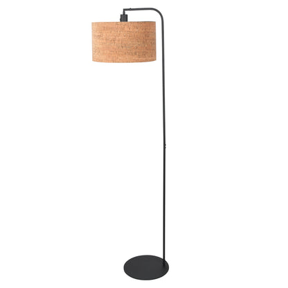 moderne-vloerlamp-met-beige-kurkstructuur-kap-steinhauer-stang-variant-image1