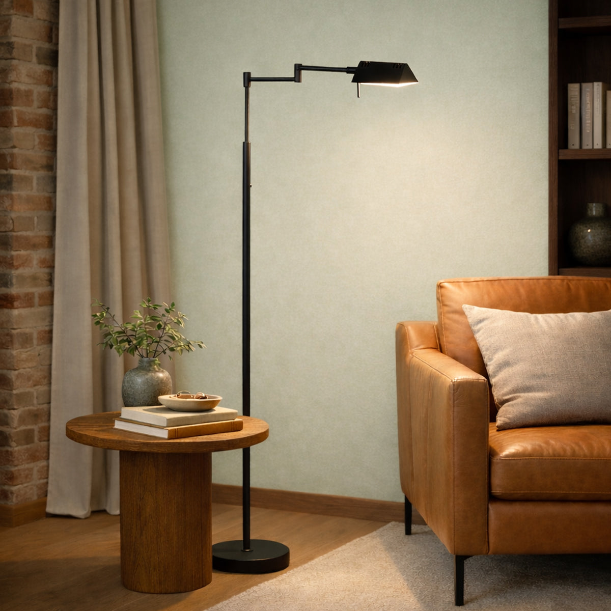 oplaadbare-zwarte-vloerlamp-met-verstelbare-arm-mexlite-glowgo-variant-image2