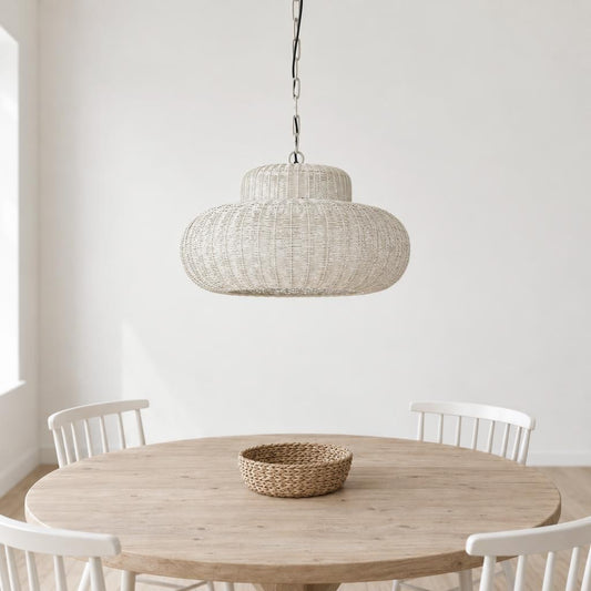 Light & Living Piedra pendellampe i naturfarvet metal – stemningsbillede