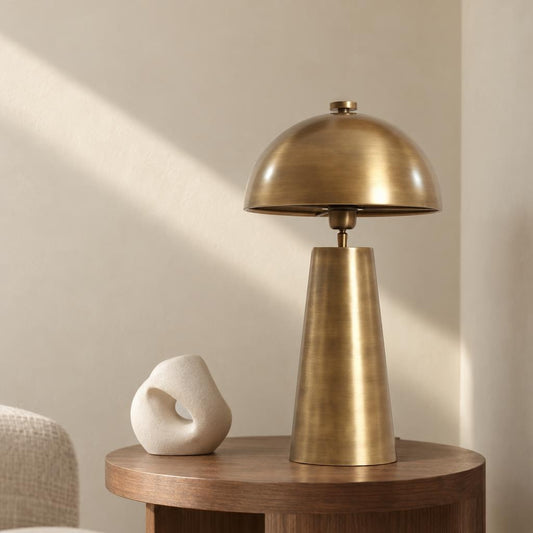 Light & Living Dita - pronssinen vintage-pöytävalaisin – tunnelmakuva