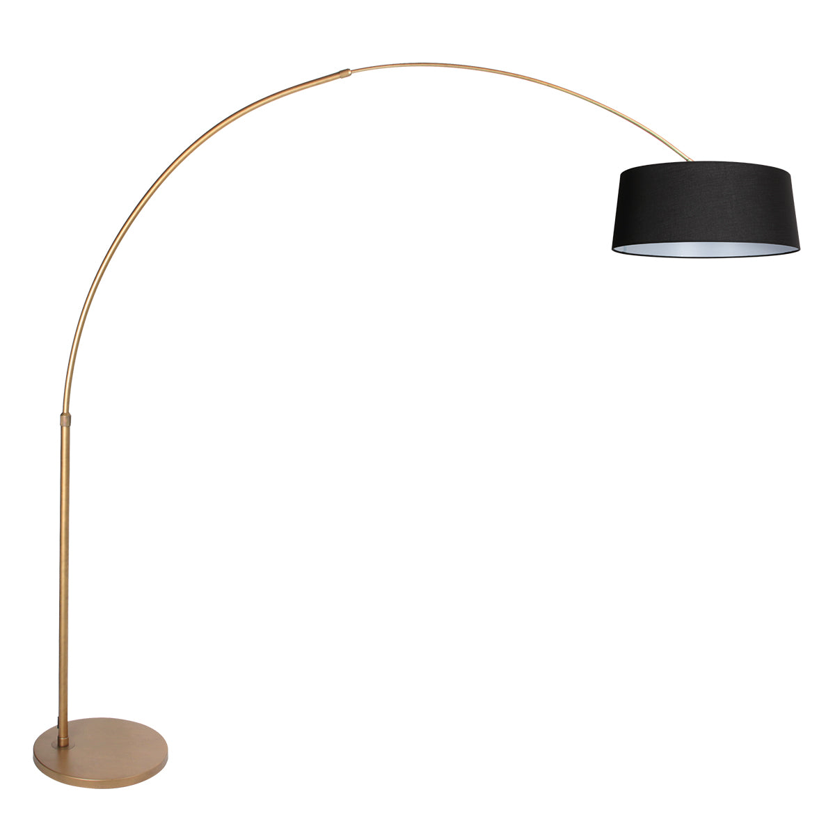 warm-bronzen-booglamp-met-cremekleurige-linnen-kap-steinhauer-sparkled-light-main-image