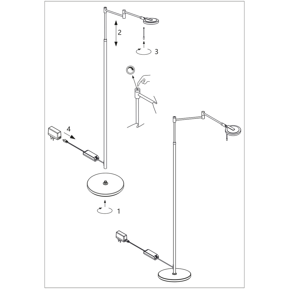 staande-led-leeslamp-rookglas-steinhauer-turound-variant-image9