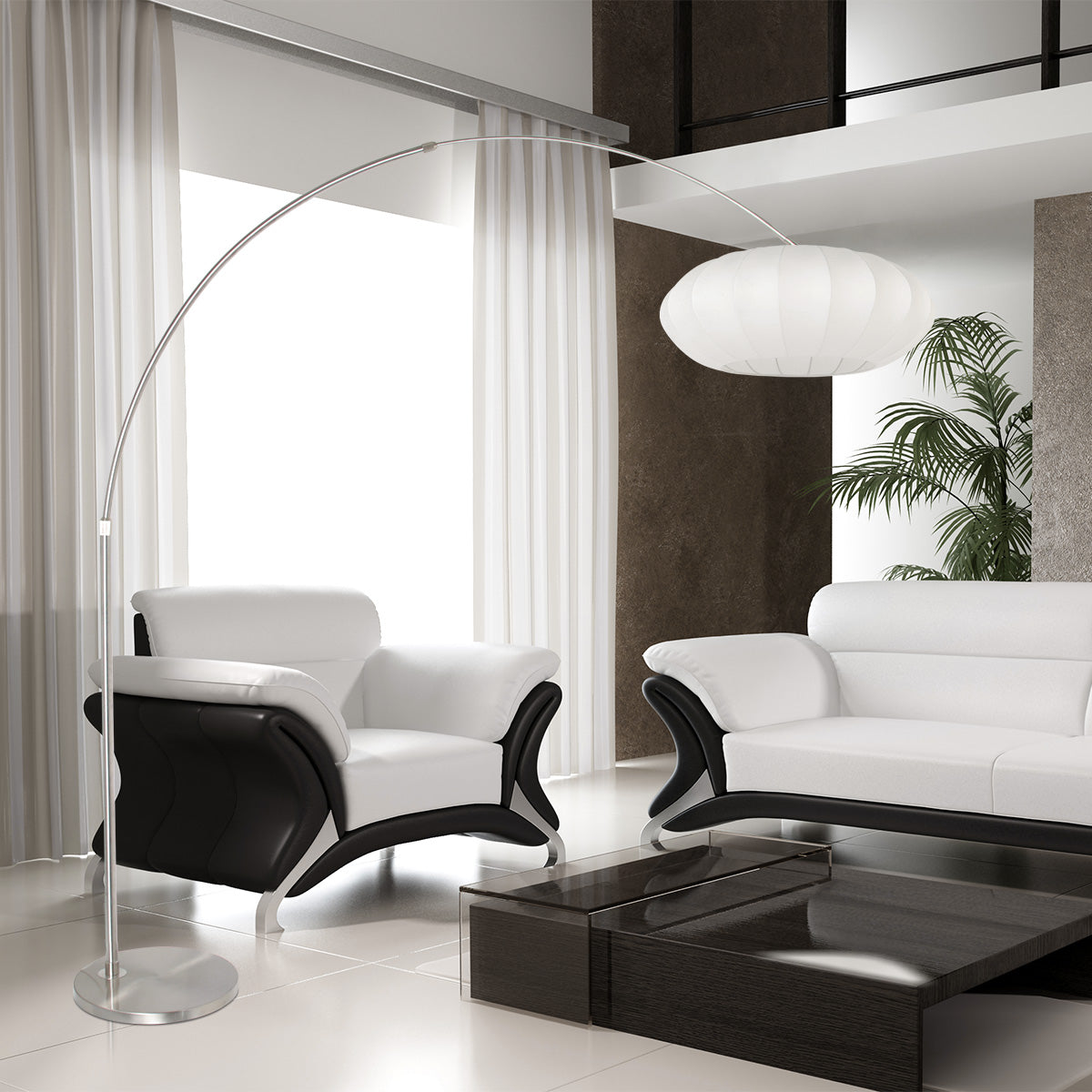 staalkleurige-vloerlamp-met-witte-kap-steinhauer-sparkled-light-variant-image2
