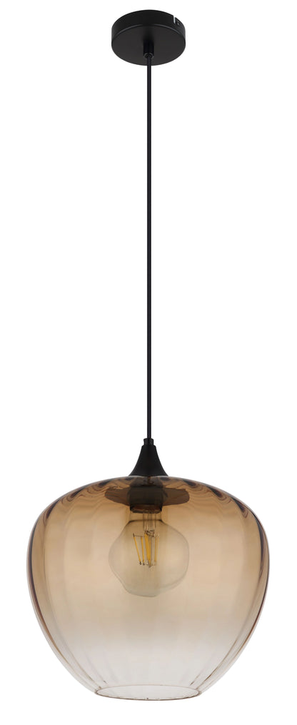 hanglamp-amberkleurig-glas-mat-zwart-metalen-frame-sander-variant-image1
