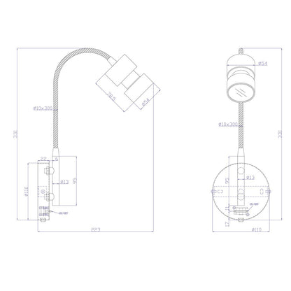 moderne-zwarte-wandlamp-metaal-steinhauer-natasja-led-variant-image9