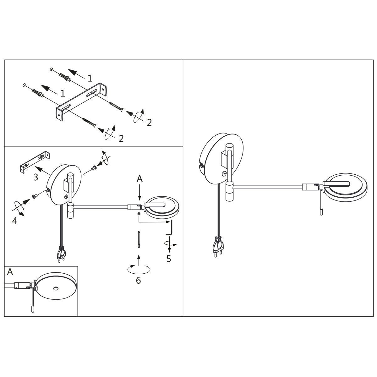 kantelbare-led-glazen-wandlamp-steinhauer-turound-variant-image9