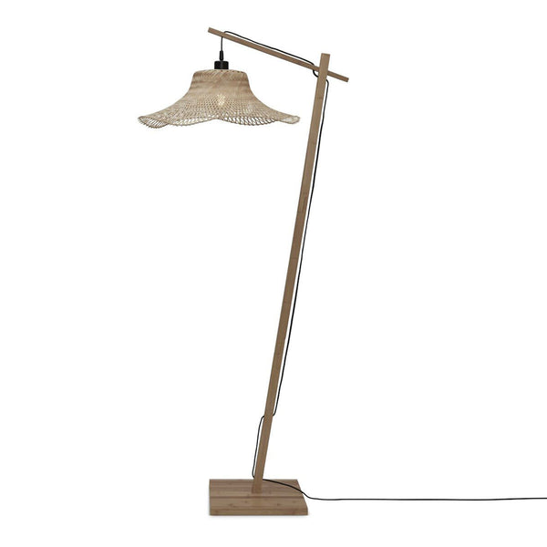 Naturel bamboe bohemian vloerlamp GOOD&MOJO Ibiza