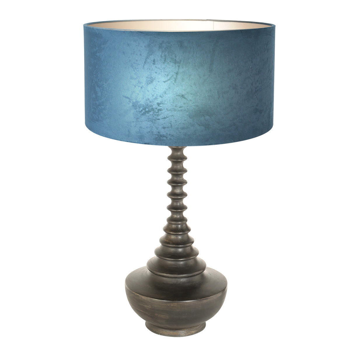 vintage-zwarte-tafellamp-blauwe-lampenkap-steinhauer-bois-variant-image1