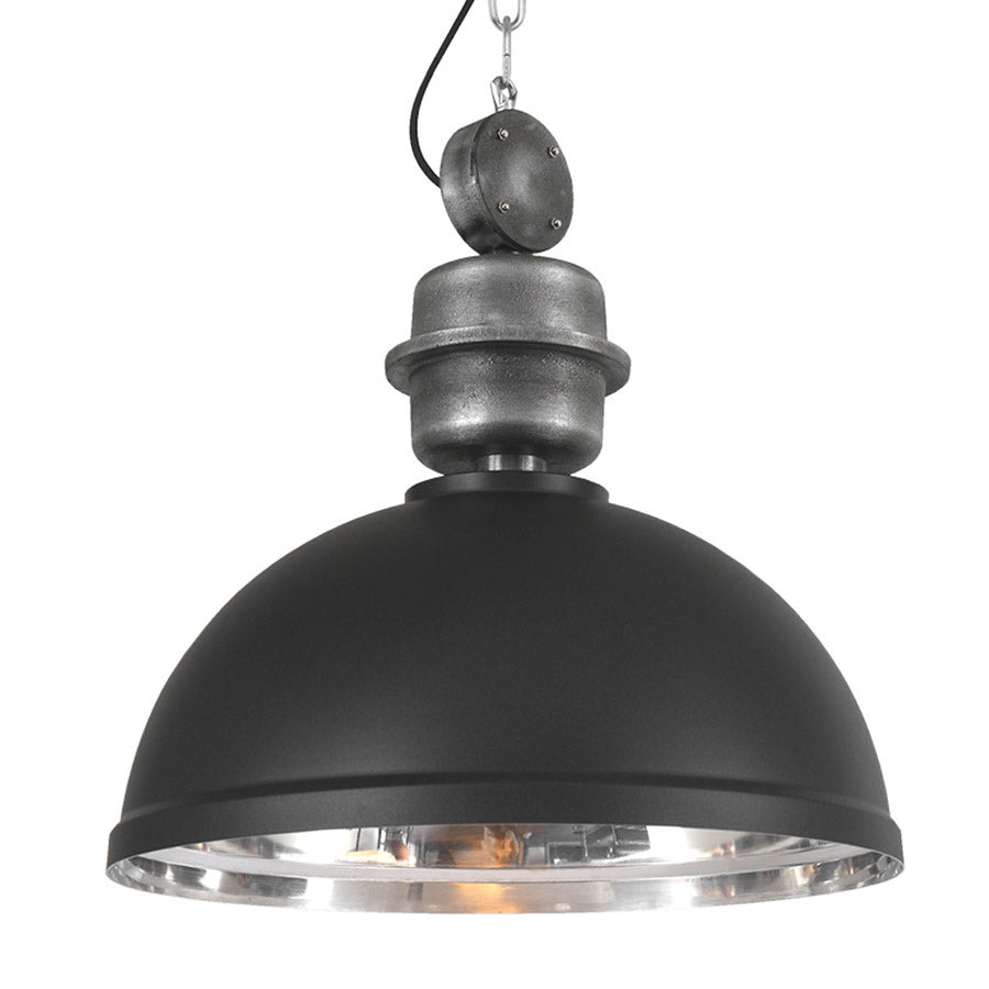Mexlite Gaeve Black Industrial Pendant Light Ø50cm