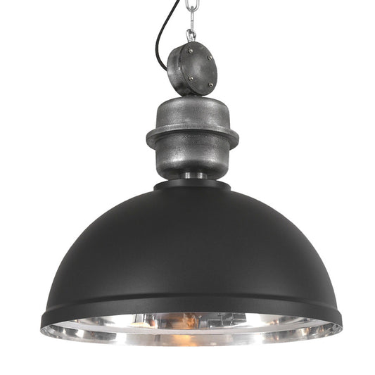 Mexlite Gaeve industriële hanglamp zwart Ø50 cm
